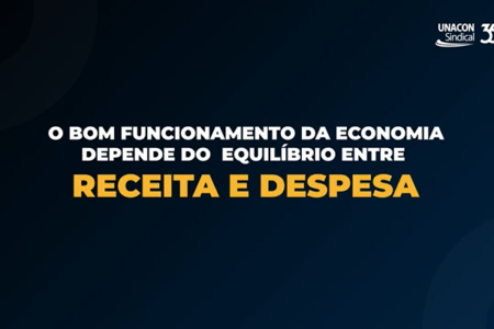 O bom funcionamento da economia depende do equilíbrio entre receita e despesa